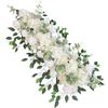 1-Meter Wedding Flower Row - Faux Floral Decor for Aisle & Arch