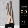 Lightweight for spring and autumn0D Women's anti-snag durable sexy black stockings, non-slip, suitable for disco and nightclub wear
