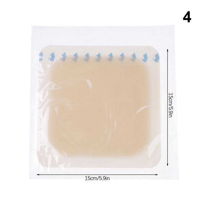 1 st Ultratunna hydrokolloidförbandspatchar Sårförband Självhäftande Andningsbart Vattentätt Transparent Pad Hjälper Sårläkning
