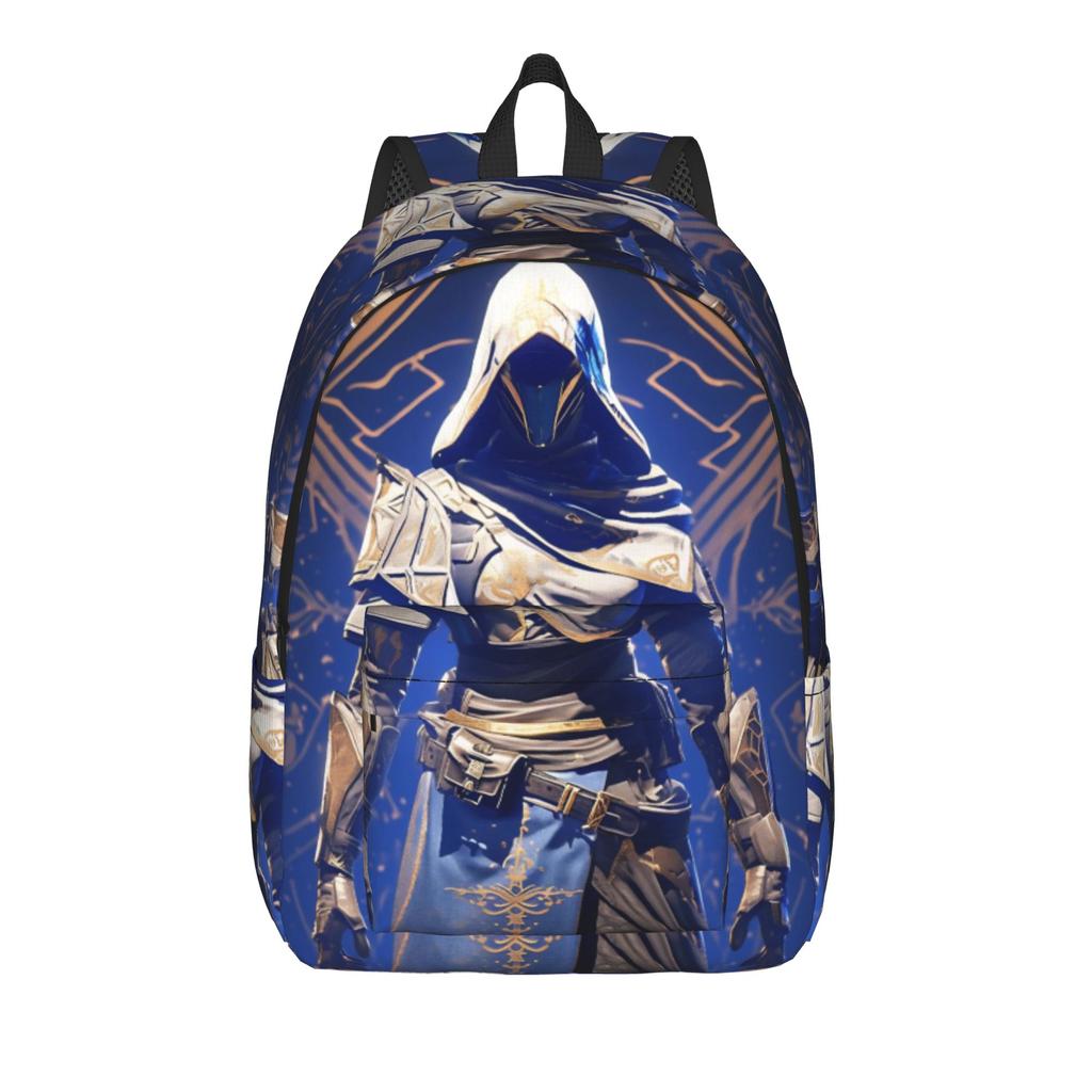 Destiny 2 Games Casual Backpack Durable Student Work Daypack for Men Women Laptop Computer Canvas Bags