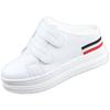 Größe 35-40 Damen Schuhe 8cm Leder Hausschuhe Frau Höhenerhöhende Plateauschuhe Sneakers Atmungsaktive Halbschuhe
