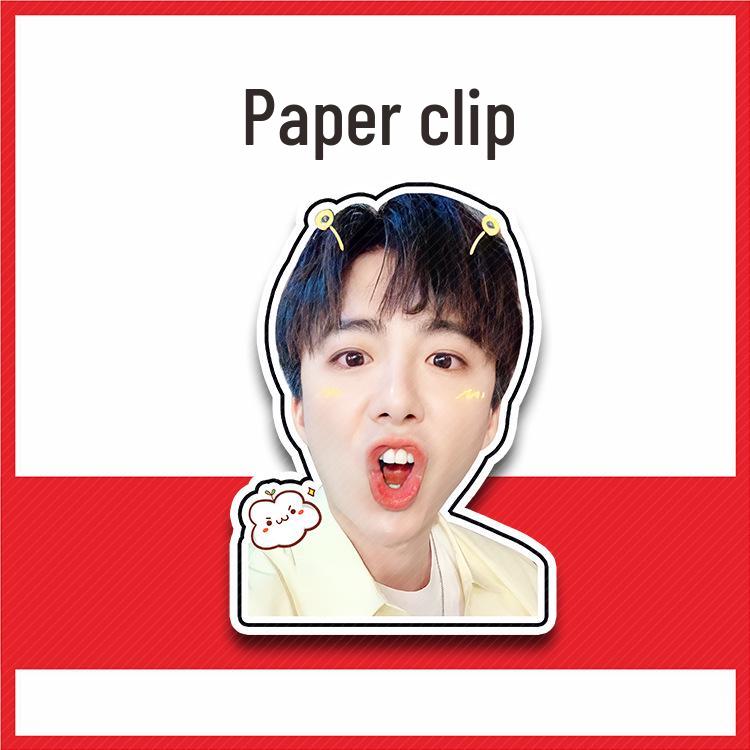 Liu Yuning Funny Decorative Paper Clips - Simple Ins Style for Exams & Photos