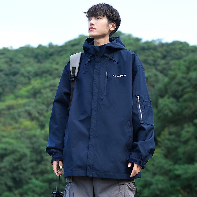 Men's Jacket Spring and Autumn New Trendy Brand Loose Jacket