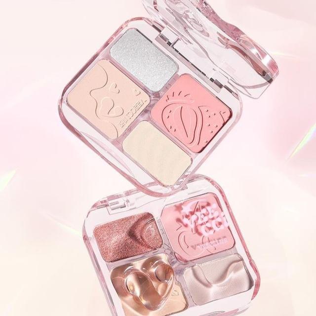 VEECCI - Палитра для макияжа для свободного моделирования - 2 типа VE01# Sweet Berry - 9g