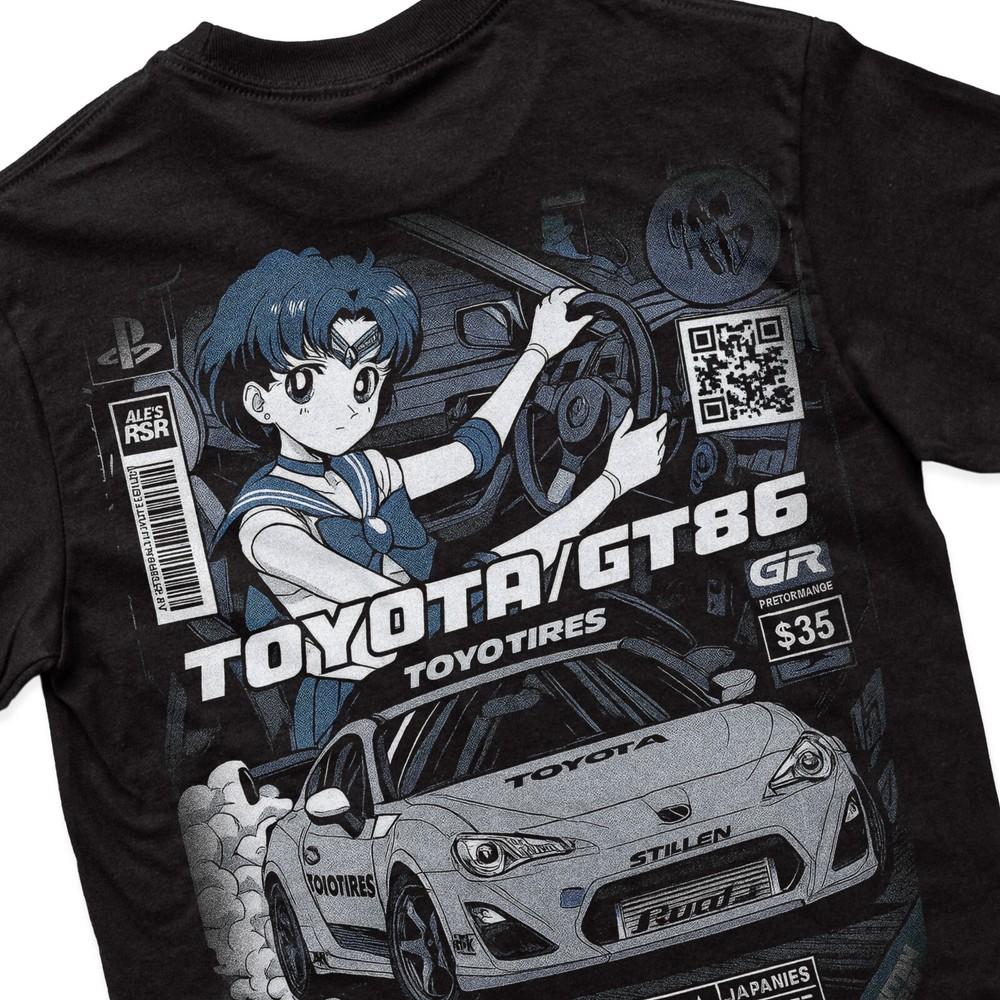 Anime Tuning Retro NOS Manga Inspired T-Shirt Cartoons Japan JDM GTR Supra