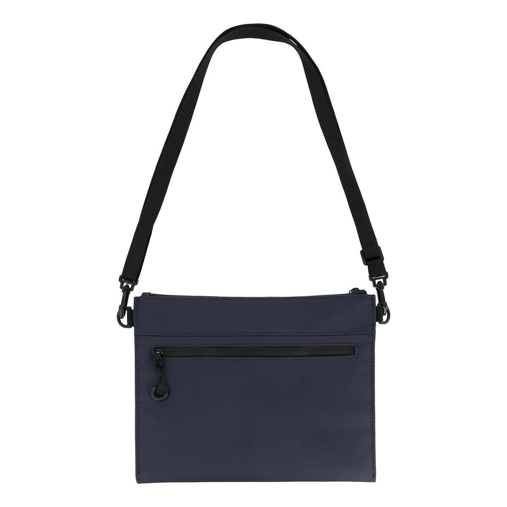 Delfonics Sacoche Shoulder Bag, One-Shoulder, Water-Repellent, with Inner Carrying (Dark Blue)