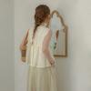 Peulaudeumali Pm_Lace Punch Sleeveless Top_Ivory