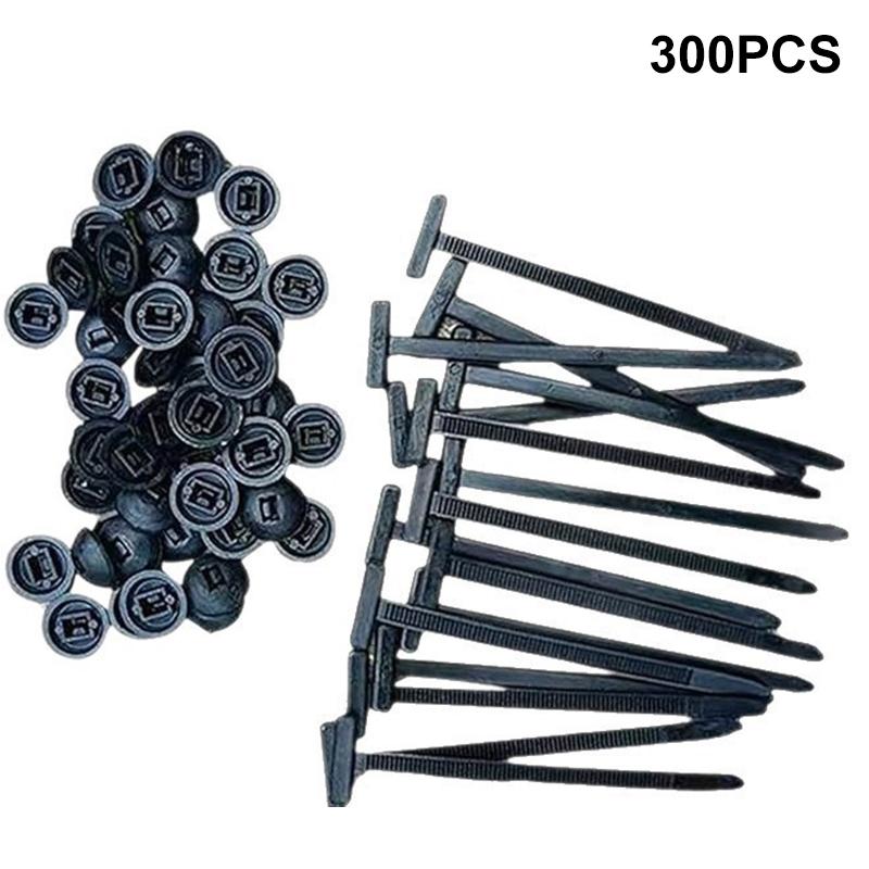 10-300Pcs Nylon Universal Cable Tie Buckle Self-Locking Zip Ties Holder With Pin Button Multipurpose Strap For Car Daily Repair