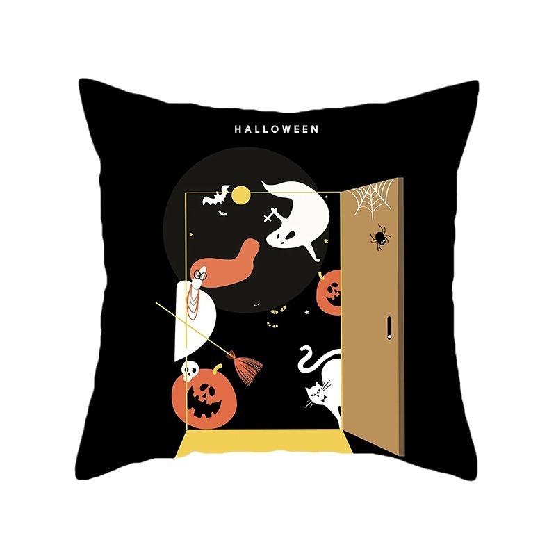 Halloween Children's Gift Pumpkin Lantern Cartoon Pillowcase Atmosphere Living Room Decoration