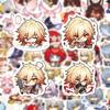 100/200pcs Honkai: Star Rail Sticker Kiana Kaslana March 7th Cartoon Q Cute Diy Cartoon Mobile Phone Case Luggage Sticker Presents