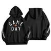 Women's Fashionable, Casual, Comfortable Round-neck, Hooded, Long-sleeved, Rugby-print Warm Sweater