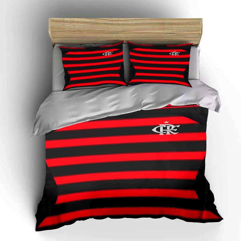 Red and Black Stripes. Bedding Sets Duvet Cover Sets Duvet Covers Pillowcases(1 * Duvet Cover 2 * Pillowcases Without Duvet Insert)