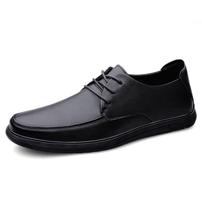 Gorący Produkt Męskie Buty ze Skóry Naturalnej Europa Ameryka Odporne na Ścieranie Buty Codzienne Męskie Buty Biznesowe Buty Formalne na Rozmowę