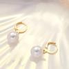 Gold Plated Faux Pearl Jewelry Set With Dainty Pendant Necklace And Drop Earrings Perfect For Daily Wear Date And Gifting