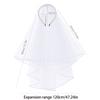 Delicate White Pearls Embellished Hairband Headdress Combined Veil For Bride Formal Event And Everyday Wear