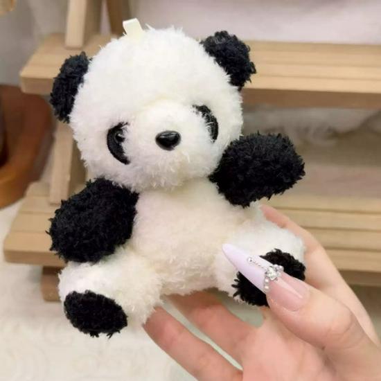 Adorable Panda Plush Keychain Pendant - Cute Pet Doll Gift