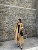Women's 2025 French Light Luxury Loose Long Double-Sided Cashmere Coat for Autumn and Winter