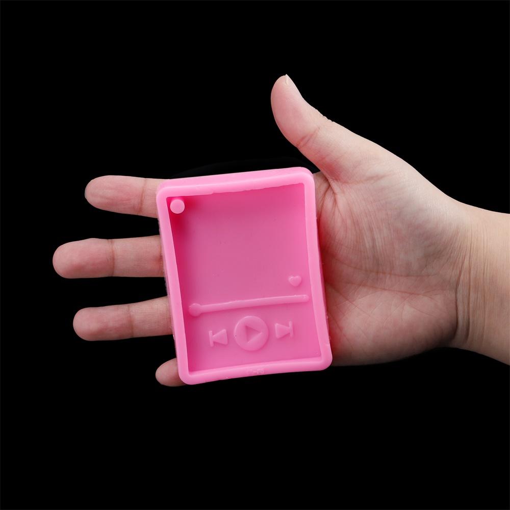Epoxy Resin Player Mold Keychain Casting Silicone Mould Polymer Clay Crafts Molds for Resin Pendants Jewelry Making Tool