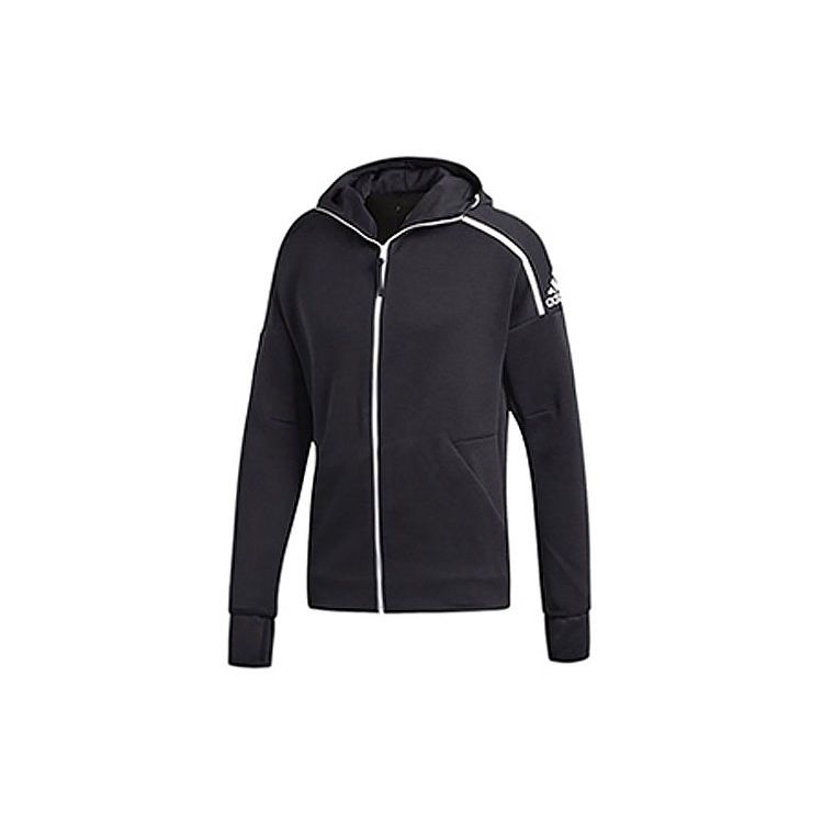Adidas ZNE Hoody 3.0 Повседневная спортивная приталенная куртка Мужская верхняя одежда Черный DM5543 M