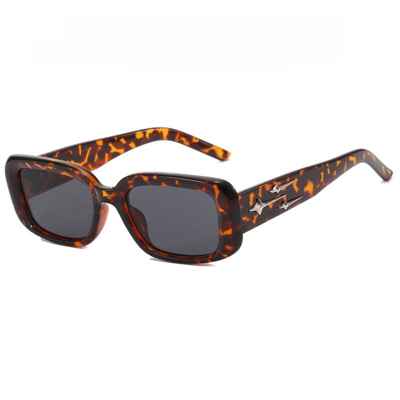 Square Meteor Sunglasses New Korean Version Net Red Sunglasses Fashion Personality Street Photo Sunglasses