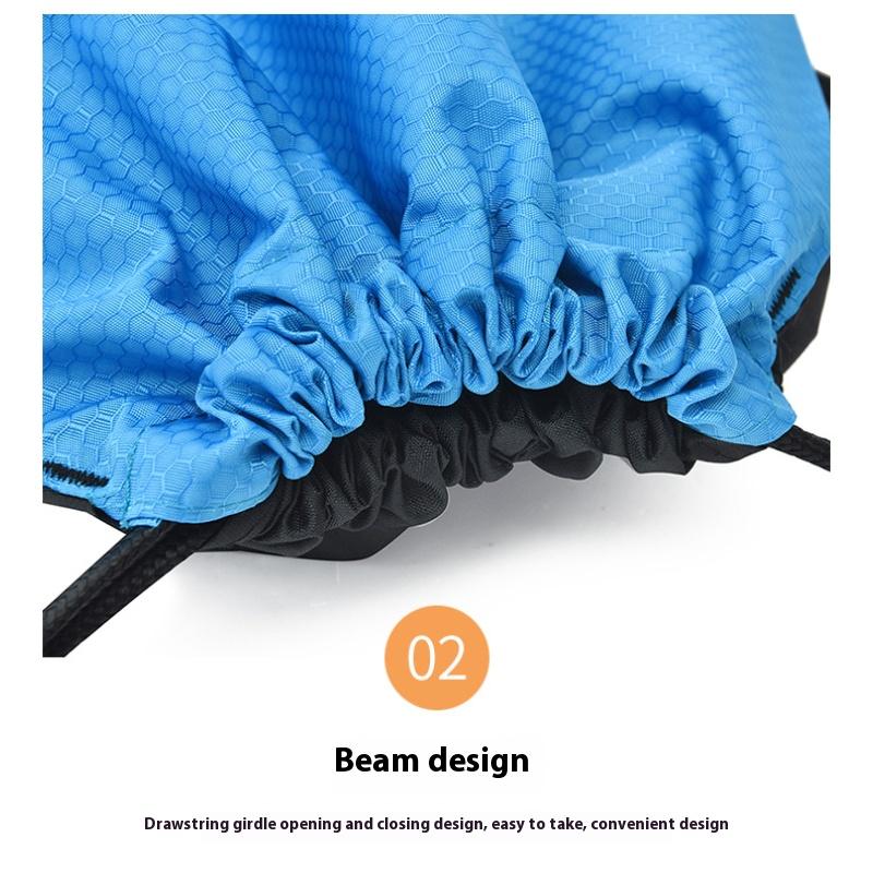 Colorful Nylon Drawstring Bags-Large Capacity,Durable Storage Bags for Sports,Travel,Yoga,Gym and Outdoor Camping,TravelBackpack