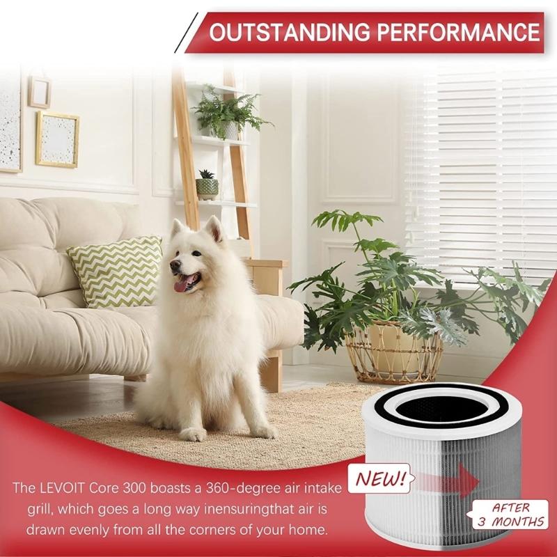 2 PCS Plastic Air Cleaners Filter Part Air Purifier Filter Plastic Air Cleaners HEPA Filter Accessories for Core 300RAC