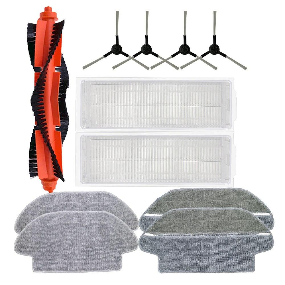 Main Brush HEPA Filter Side Brush Mop Cloth for Xiaomi Robot Vacuum Cleaner STYJ02YM Conga 3490 Viomi V2 PRO Filter V-RVCLM21B