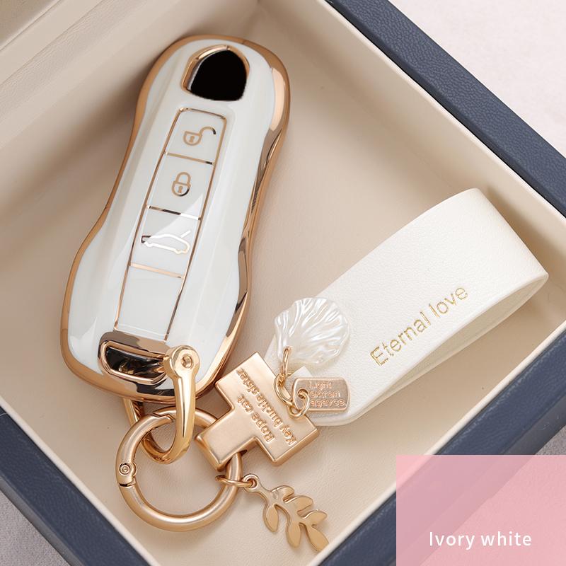 Étui de protection intelligent pour clé de voiture Porsche (Panamera, Macan, Cayenne, Cayman, Boxster, 911, 9YA, 971)