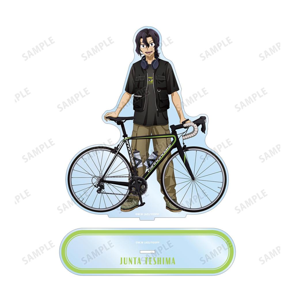 Yowamushi Pedal LIMIT BREAK Original Junta Teshima Casual Clothes x Road Bike Extra Large Acrylic Stand Illustration Ver.