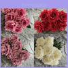 Buquê Romântico de Rosas em Formato de Coração Para Casamento, Decoração de Casa e Adereços de Foto