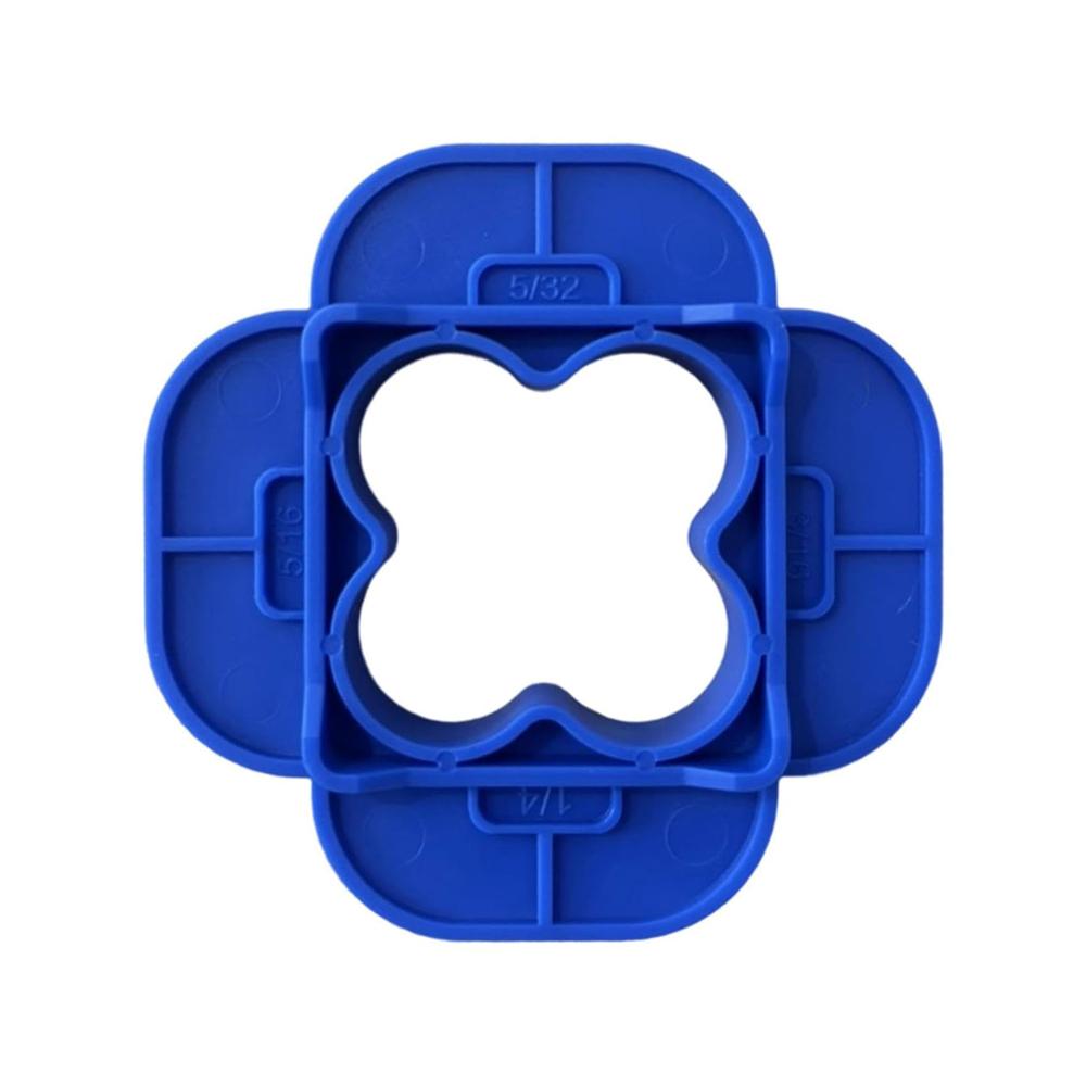 4pcs Deck Spacer Tools Multi-Size 5/32, 3/16, 1/4, 5/16 Deck Board Spacer Rings Portable Decking Board Spacer Rings