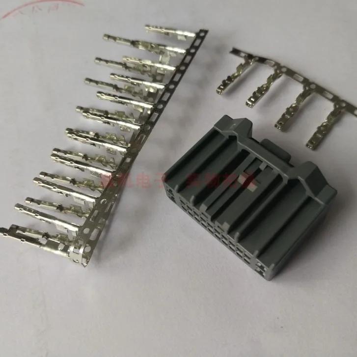 for Honda 10th Accord Navigation Host Power Audio Plug Terminal Connector Extension Wire Harness 24PIN cable housing