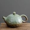 Japanese Style Stoneware Teapot Single Pot Large Capacity Side Handle Pot Household Retro Japanese Ceramic Kung Fu Tea Maker