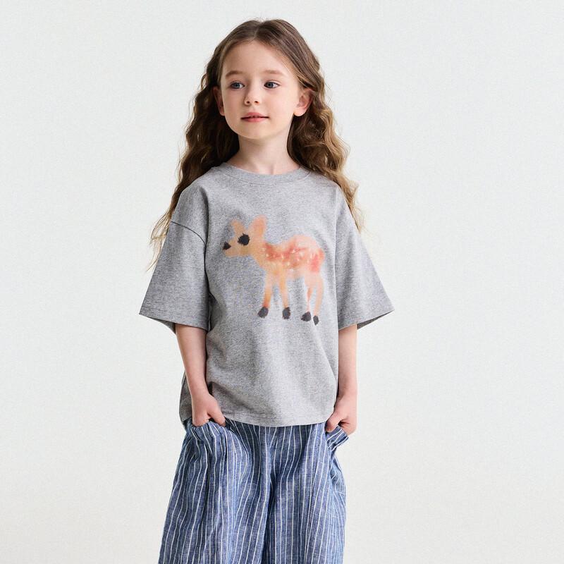 Girls' Summer Cotton Cartoon T-Shirt by Original Illustrator