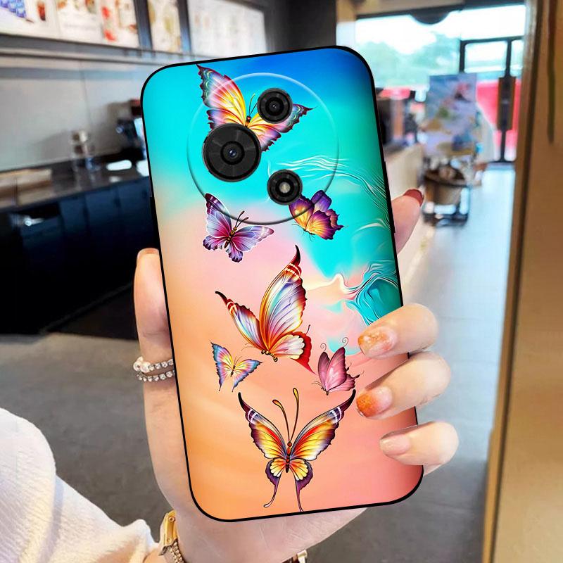 For TCL 605 4G Case Cute Cartoon Soft Silicone TPU Back Cases For TCL 60 SE 4G T517H Phone Cover TCL605 T517D Fundas Shell Coque