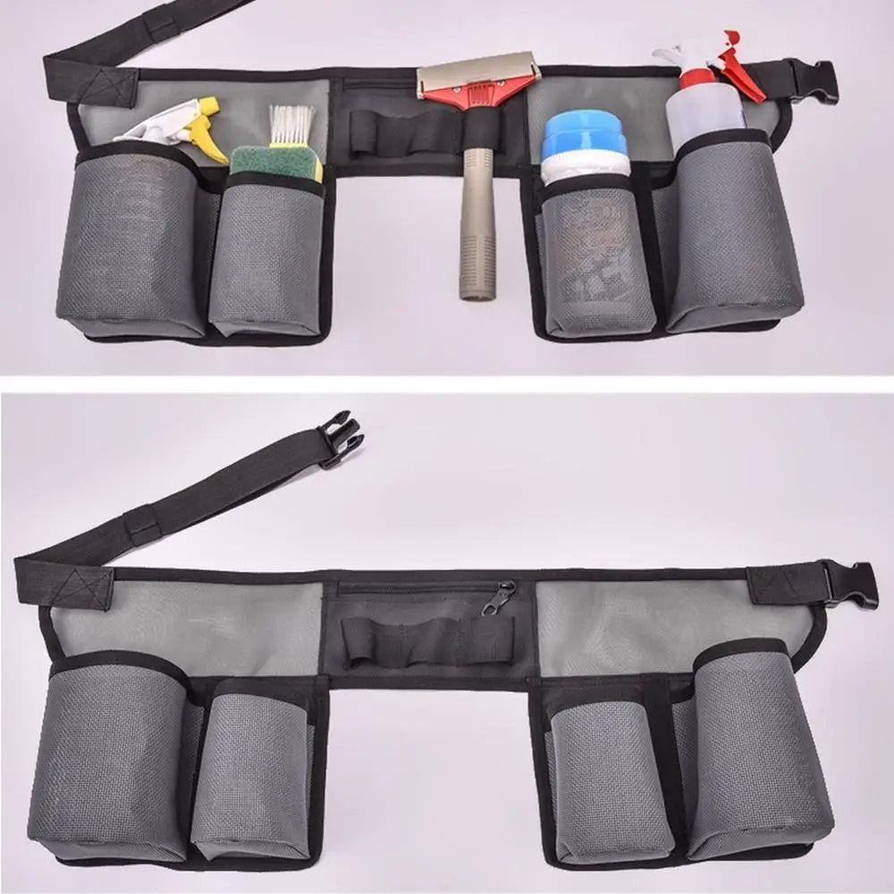 Waterproof Cleaning Kit Fanny Pack Multi-pocket Gardening Tool Waist Bag Tool Waist Bag  Gardening