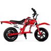 Minden terepre alkalmas gyermek elektromos cross motor – 50 kg teherbírás, maximális sebesség 16 km/h, kettős felfüggesztés, 12 km hatótáv, kettős tárcsafék