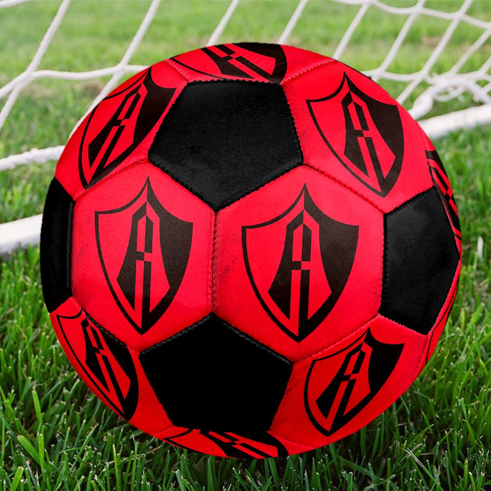 SIZE 5 Atlas Football Club Soccer Ball Colorful All Ages Machine Stitched PVC Competition Ready Durable High-Bounce