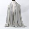 Monochrome Mercerized Cotton Jersey Scarf  Cotton Convenient Long Scarf  Turban