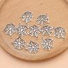10Pcs Silver Plated Spider Web Charms Pendant For Jewelry Making Bracelet Necklace Diy Halloween Accessories