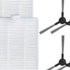 Main Brush Side Brushes Filter Kit For Clever&Clean L-Series 717 Vacuum Cleaner Replacement Parts Cleaning Accessories