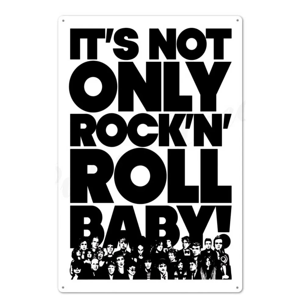 "Let The Music Be Your Master" Music Theme Metal Panel Wall Decor