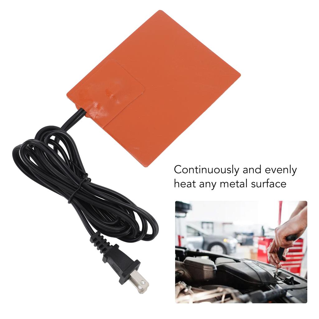 150W Engine Block Heater Oil Pan Heater Pad Car Fuel  Silicone Heating Pad Silicone Heating Pad Fuel  Heating Pad