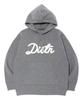 DISTN9NE Logo Hoodie Knit Melange Grey (Lp1Su059-097)