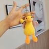 Plush Duck Lovable Keychain Soft Stuffed Animal Key Ring Bag Ornament