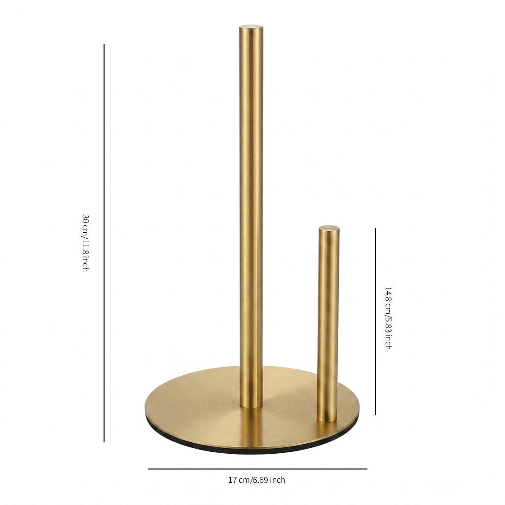 Stainless Steel Floor-Standing Vertical Paper Towel Holder