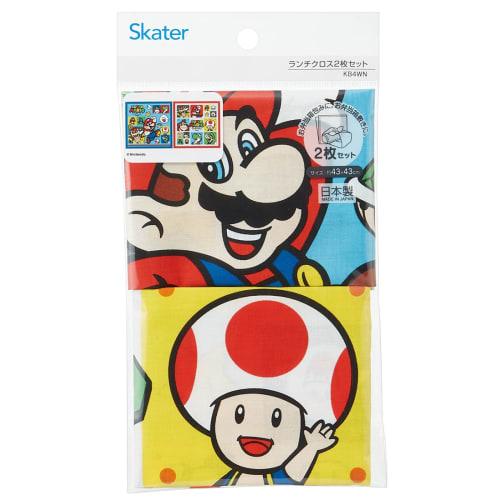 Skater Bento Cross Lunch Cross for Children Set of 2 Super Mario 23 Boys KB4WN