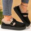 Women's Winter Shoes with Belt for Casual Wear