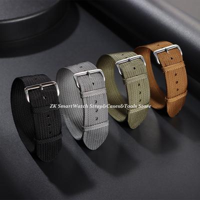 Correa de nailon para reloj Correa del ejército francés para Rolex Water Ghost para Seiko para Tudor Pulsera Negra Verde para Omega Correas tejidas