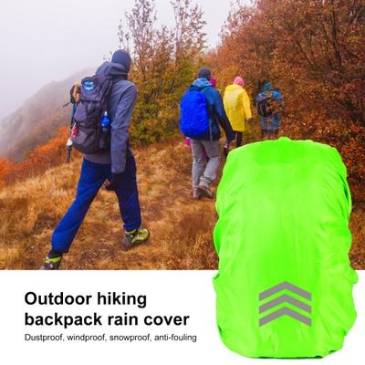 Waterproof Backpack Rain Cover with Reflective Strips Wear-Resistant UV-Proof Night Visibility Backpack Protector Cover